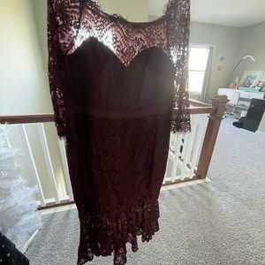 City chic stunning lace dress- perfect for weddings sz 16